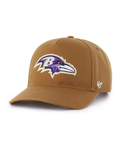 Carhartt x '47 Brand Men's Brown Baltimore Ravens Hitch Adjustable Hat