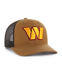 '47 Brand x Carhartt Men's Brown Washington Commanders Trucker Adjustable Hat