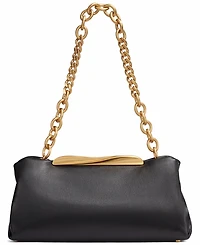 Donna Karan New York Poplin Crossbody Bag with Chain Strap