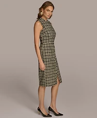 Donna Karan New York Women's Tweed Sleeveless Dress