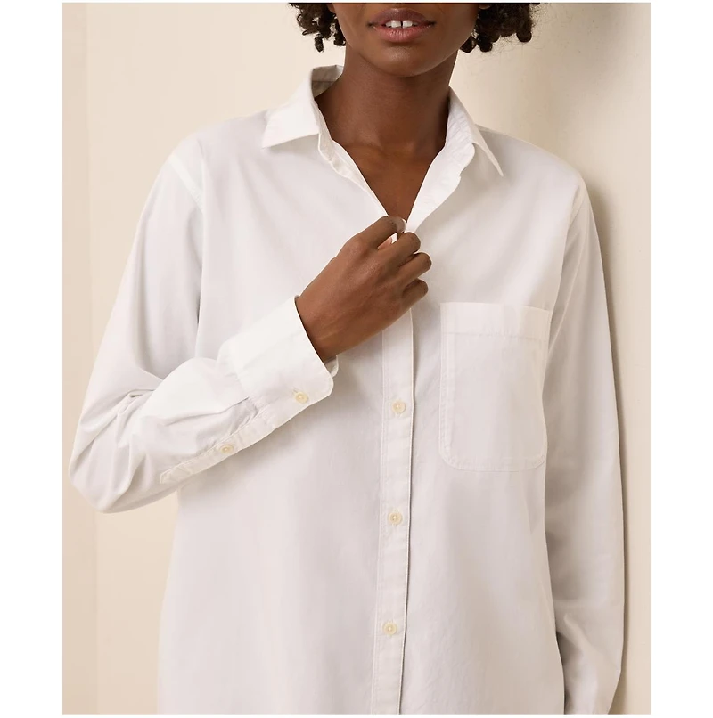 Pact Women's Organic Cotton All Day Poplin Classic Shirt