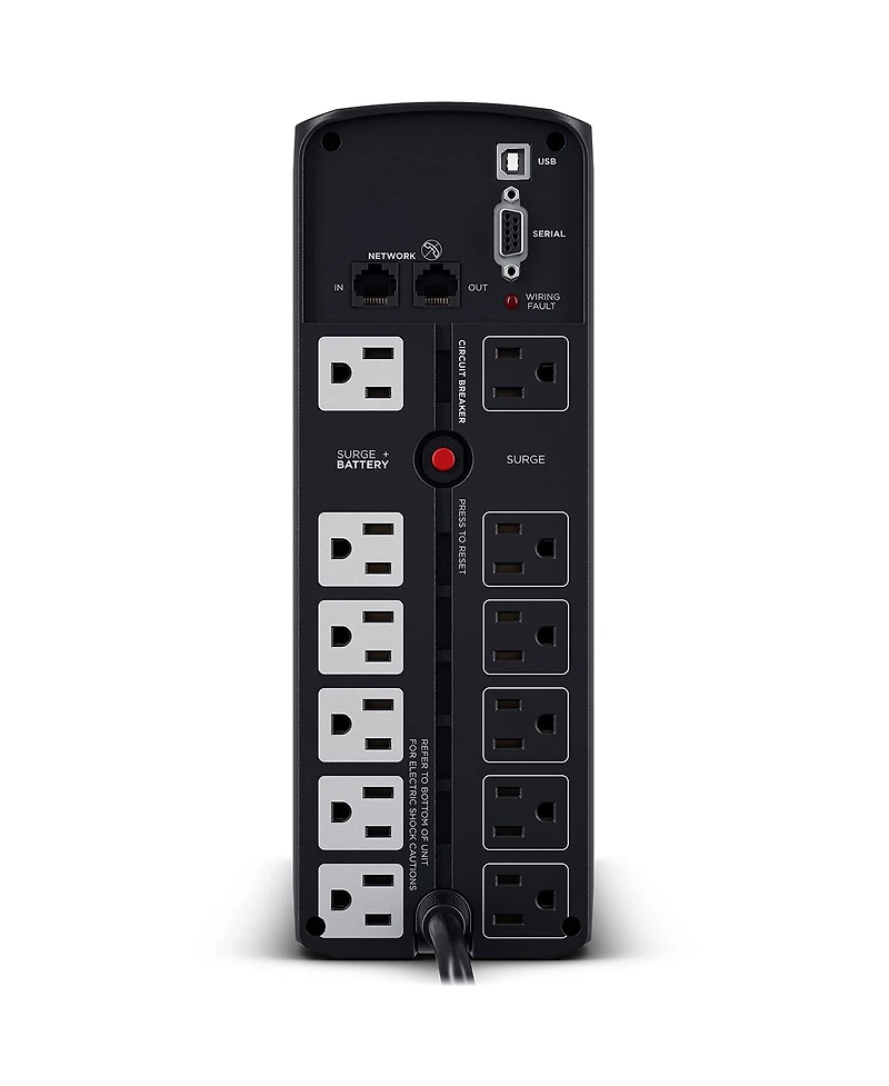 CyberPower Pfc Sinewave Computer Battery Backup, 1350VA 810W Ups, 10 Outlets