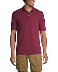 Lands' End Men's Short Sleeve Basic Mesh Polo Shirt
