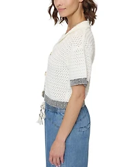 Central Park West Women's Junie Openstitch Polo