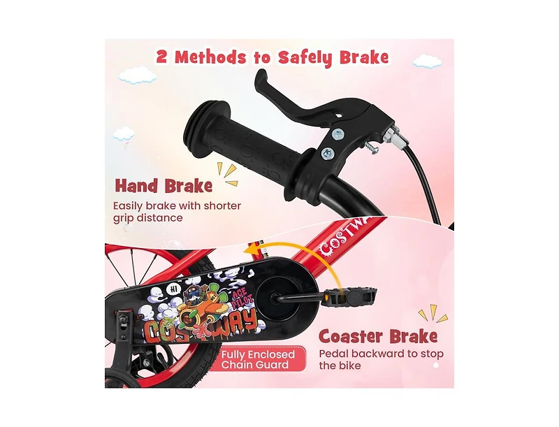 Akiudex Kids Bike with Adjustable Seat