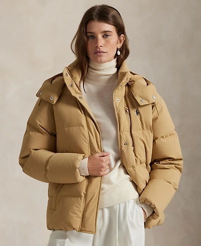 Polo Ralph Lauren Women's Quilted Hooded Down Jacket