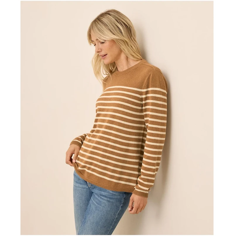 Pact Organic Cotton Classic Fine Knit Crew Sweater