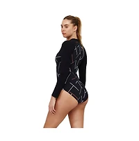 Free Sport by gottex Women's Kai Long Sleeve One Piece
