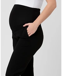 Ripe Maternity Alexa Cropped Pant Black