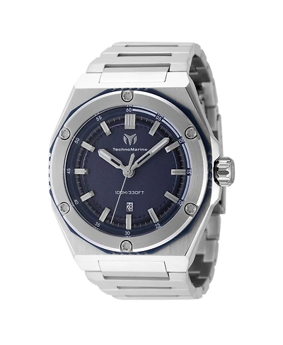 Technomarine Men's Tm-416090 Coral Quartz Blue Dial Watch
