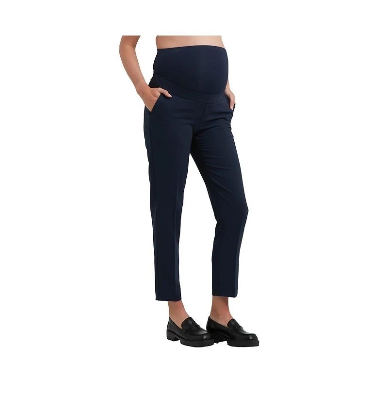 Ripe Maternity Alexa Classic Navy Crop Pants for Women