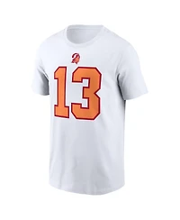 Nike Men's Mike Evans White '76 Tampa Bay Buccaneers 50th Season Name Number T-Shirt