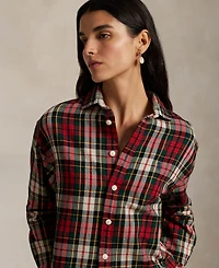 Polo Ralph Lauren Women's Plaid Long Sleeve Shirt