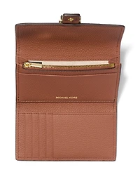 Michael Kors Nolita Flap Trifold Leather Wallet
