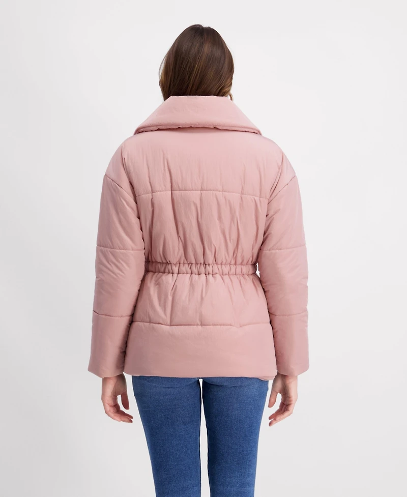 Kensie Cinched Waist Puffer