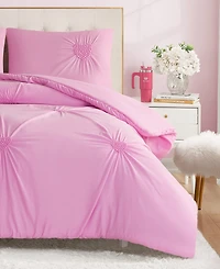 Juicy Couture Amora Gathered Heart 3-Pc. Comforter Set, King