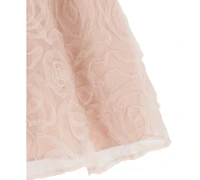 Rare Editions Toddler and Little Girls Glitter Soutache Social Dress