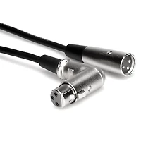 Hosa Technology Hosa Xff-101.5 Balanced Interconnect, Right-angle XLR3F to XLR3M, 1.5 ft