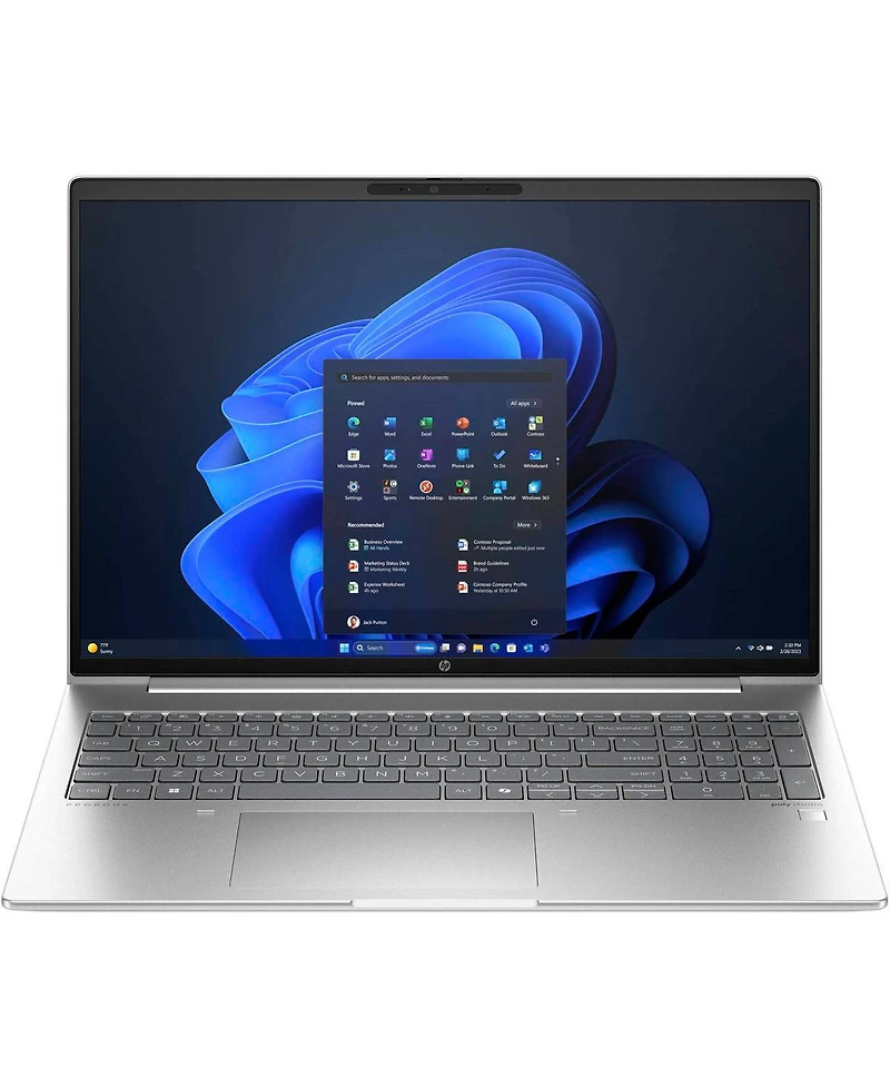 Hp ProBook 460 G11 16" Wuxga Laptop, Intel Core Ultra 7-155U 1.7GHz, 16GB Ram, 512GB Ssd, Windows 11 Pro, Pike Silver