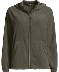 Lands' End Women's Anyweather RainDefense Fleece Full Zip Jacket
