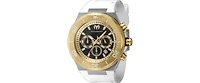 Technomarine Men's Tm-224019 Manta Quartz Chronograph Gold, Black Dial Watch