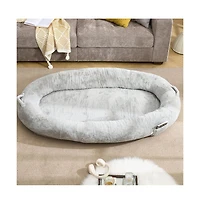 Zeus & Ruta Xl Memory Foam Human Pet Bed with Pocket and Handle