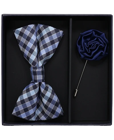 Ben Sherman Men's 2-Piece Bow Tie and Lapel Pin Box Set
