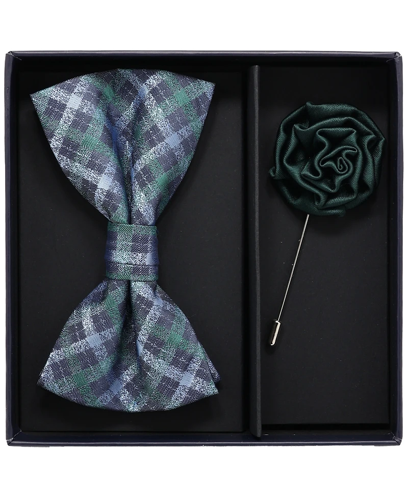 Ben Sherman Men's 2-Piece Bow Tie and Lapel Pin Box Set