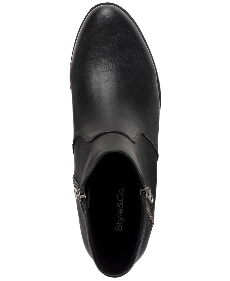 Style & Co Women's Ameliaa Block Heel Booties, Macy's Exclusive