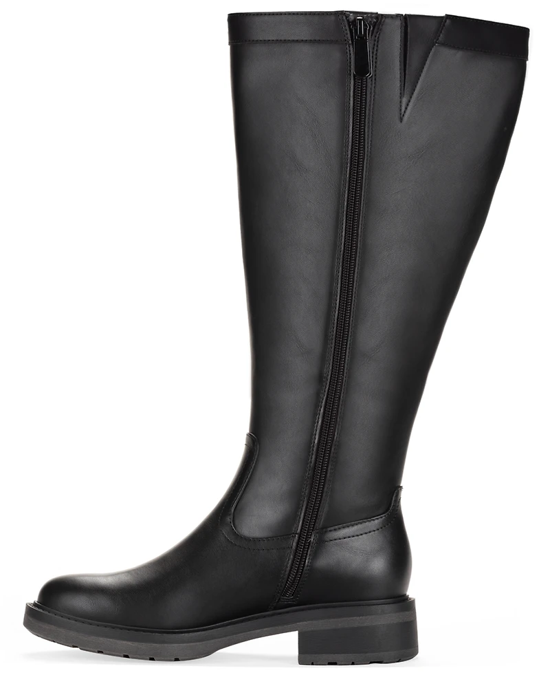 Style & Co Women's Terryy Wide-Calf Round Toe Tall Boots, Macy's Exclusive