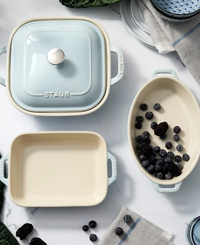Staub Ceramics 4-Piece Mixed Baking Dish Set
