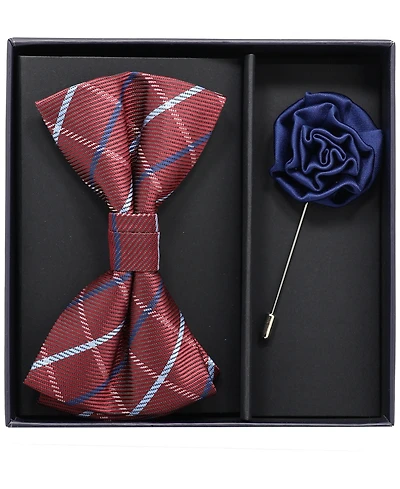 Ben Sherman Men's 2-Piece Bow Tie and Lapel Pin Box Set