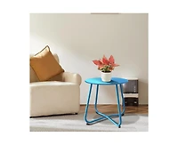 Decksplore Outdoor detachable iron sheet coffee table