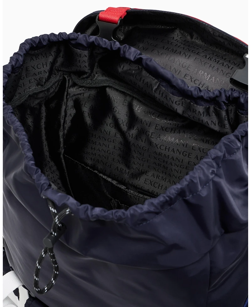 A|X Armani Exchange Men's Nylon Utility Backpack