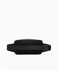 A|X Armani Exchange Men's Striped Detail Logo Graphic Belt Bag