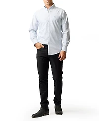 Rodd & Gunn Men's Check Oxford 5 Long Sleeve Sports Fit Shirt