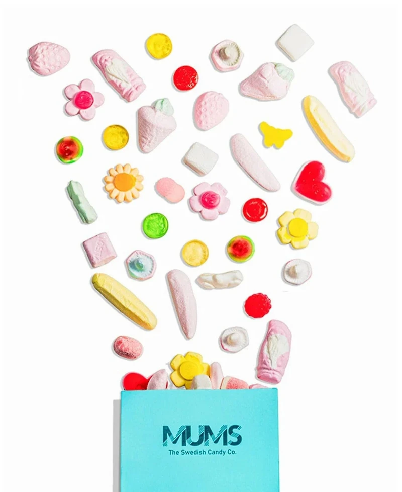 Mums Marshmallow and Jelly Swedish Candy Mix with Bubs