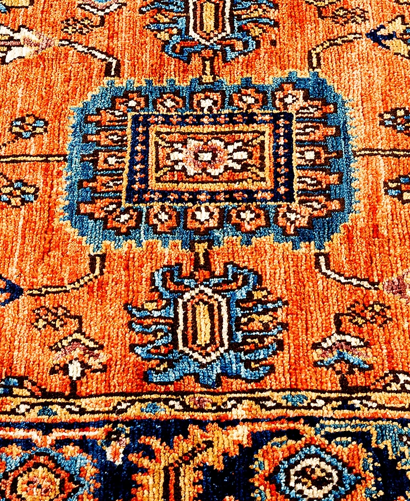 Adorn Hand Woven Rugs Serapi M1982 2'9"x12'11" Runner Area Rug