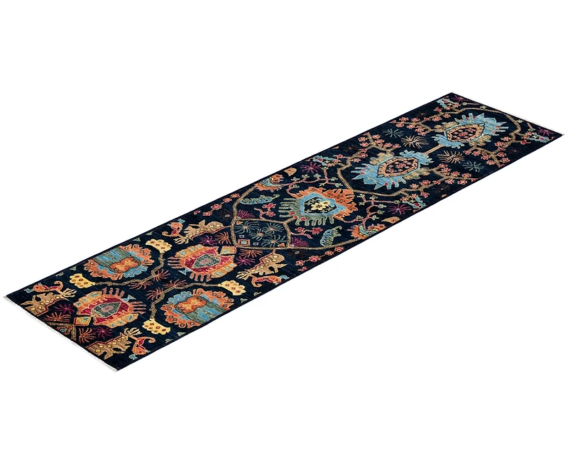 Adorn Hand Woven Rugs Serapi M1982 2'7"x10'2" Runner Area Rug
