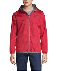 Lands' End Men's Unisex Full Zip Windbreaker Jacket
