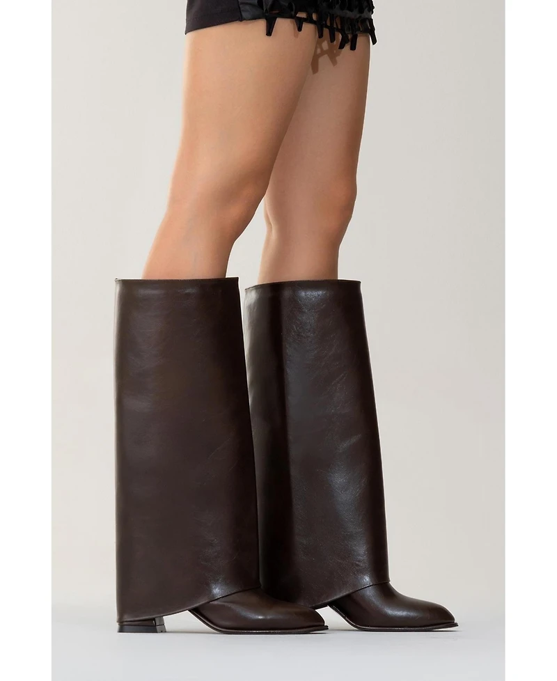 Prologue Shoes Maybe Chunky Heel Boot (Women)