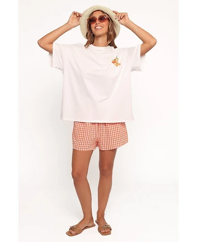 Petal and Pup Women's Emilia Short Set - Aperol Orange