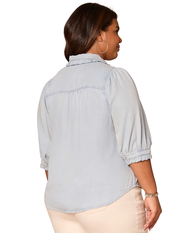 Democracy Plus Elbow-Sleeve Top