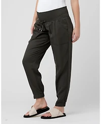 Ripe Maternity Comfortable Tencel Off Duty Pant Olive Wear