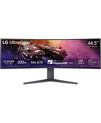 Lg UltraGear 45GR75DC-b 44.5" UltraWide Dual Qhd 200Hz Curved Va Lcd Hdr Gaming Monitor