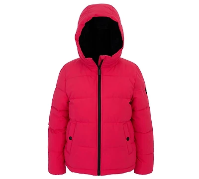 Bcbg Big Girls Berber-Lined Puffer Jacket