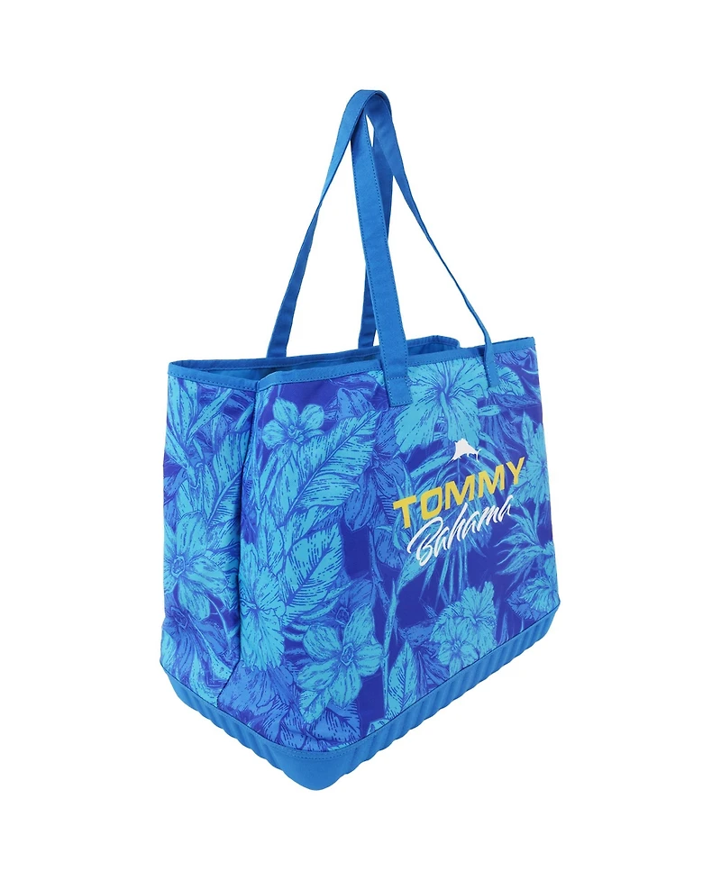 Tommy Bahama Water-Repellent Tote with Pouch – Tropical Floral Print