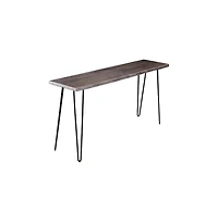 Jofran Nature's Edge Solid Acacia Four Piece 72" Counter Height Dining Set