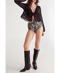 Nasty Gal Women's Sequin Booty Shorts