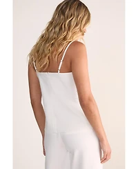 Nasty Gal Women's Tailored Cutwork Side Strappy Top